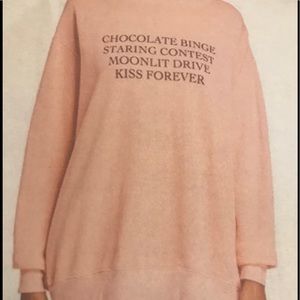 Wildfox Road Trip “KISS Forever” Sweat Shirt NWT